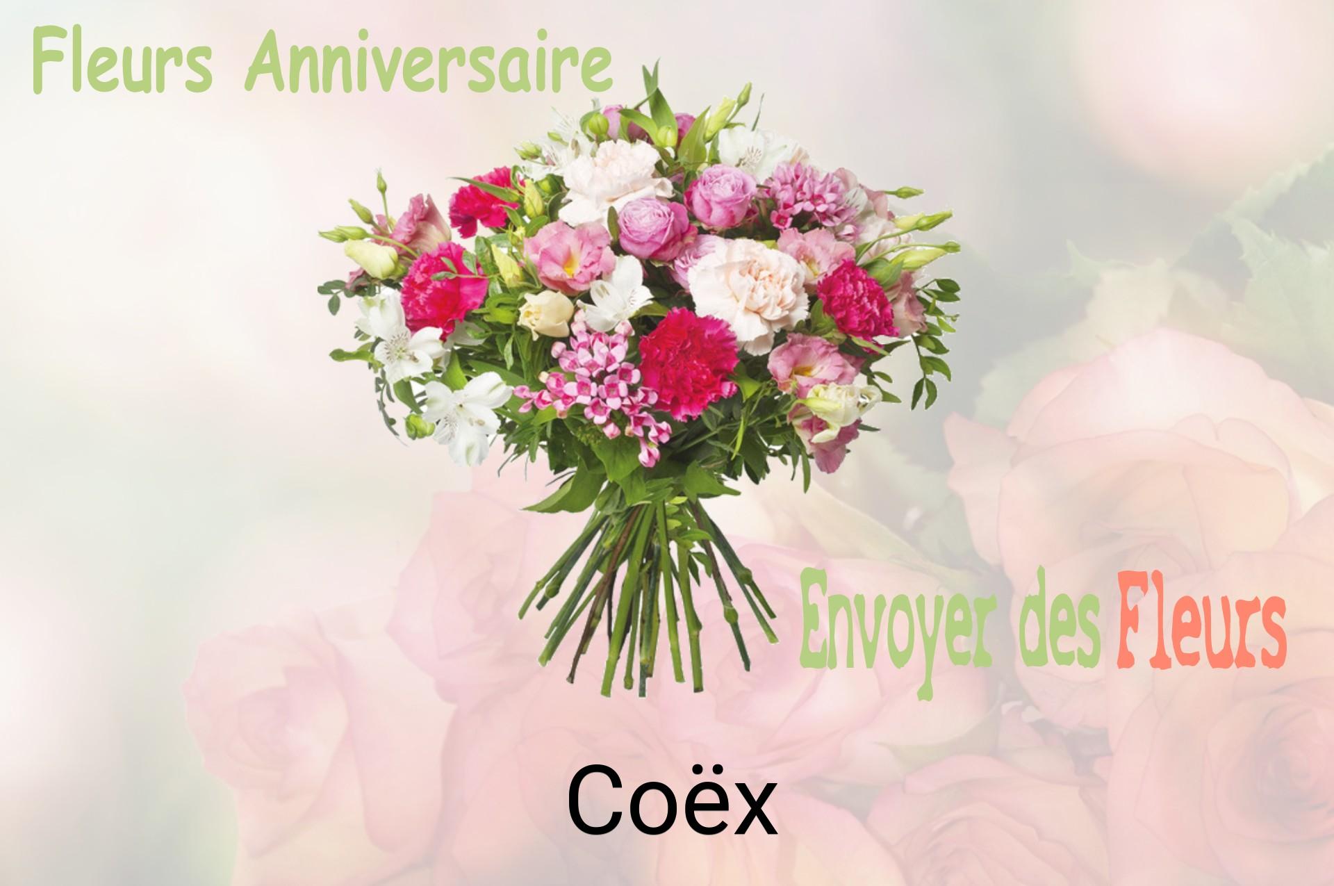 Bouquet de fleurs d’anniversaire livré à Coëx